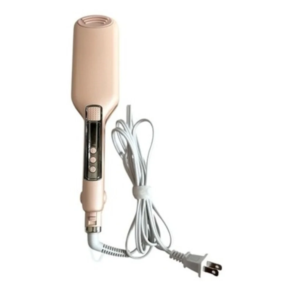Novus NV210Ai 1 In Curling Wand Pink LED Display Hair Styler Auto Shut Off Boxed